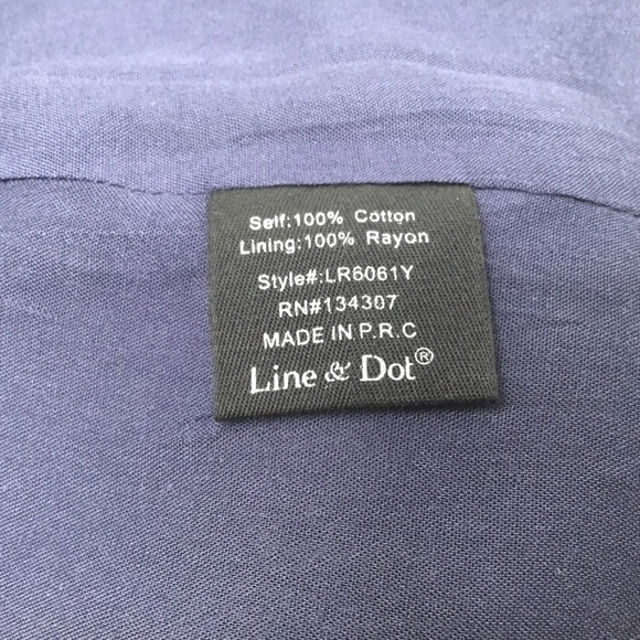 Line + Dot Lennon Chambray Romper - Picture 9 of 11